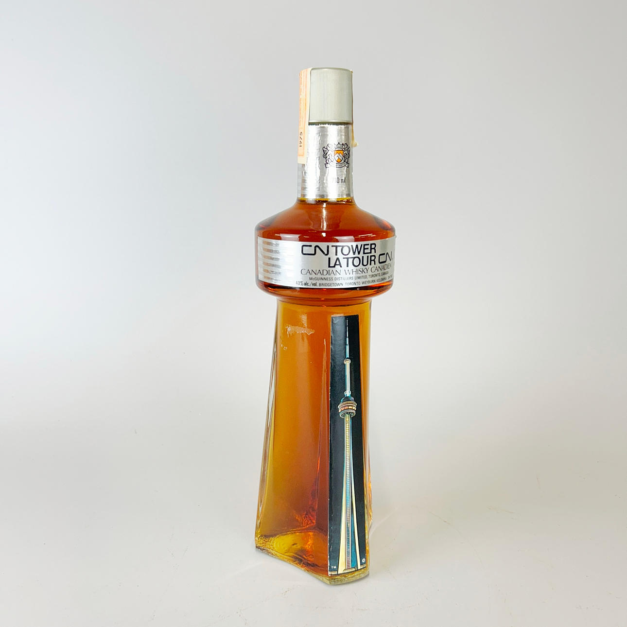 1975 CN TOWER WHISKEY.