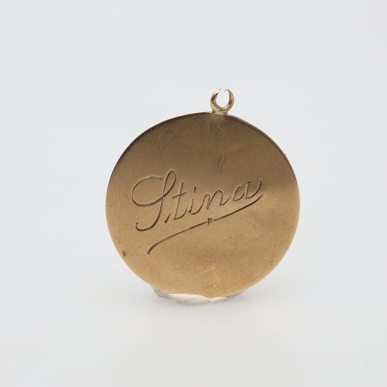 HÄNGE 18K, guld, vikt ca 2 gram.