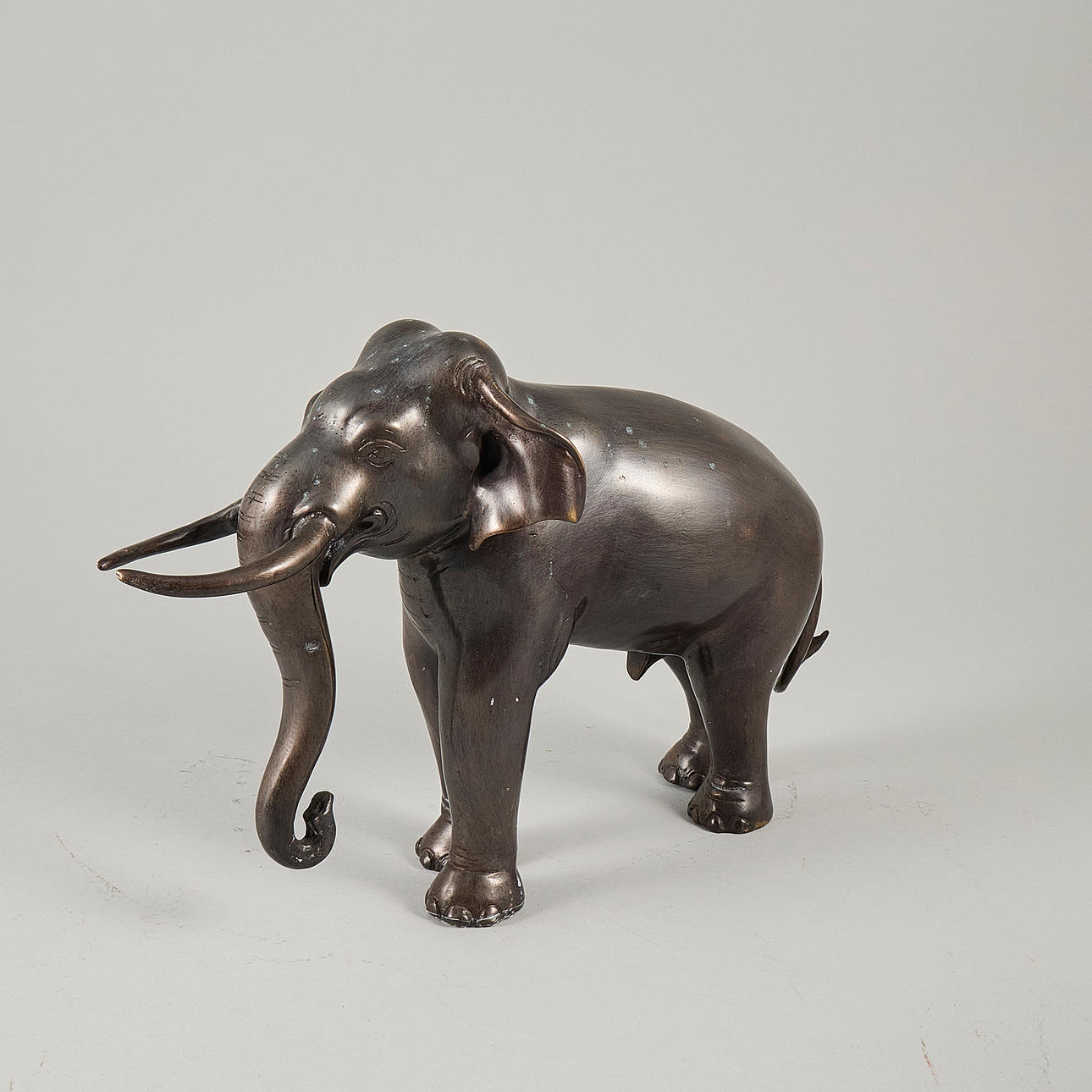 Skulptur, Elefant, Metall, nutida.