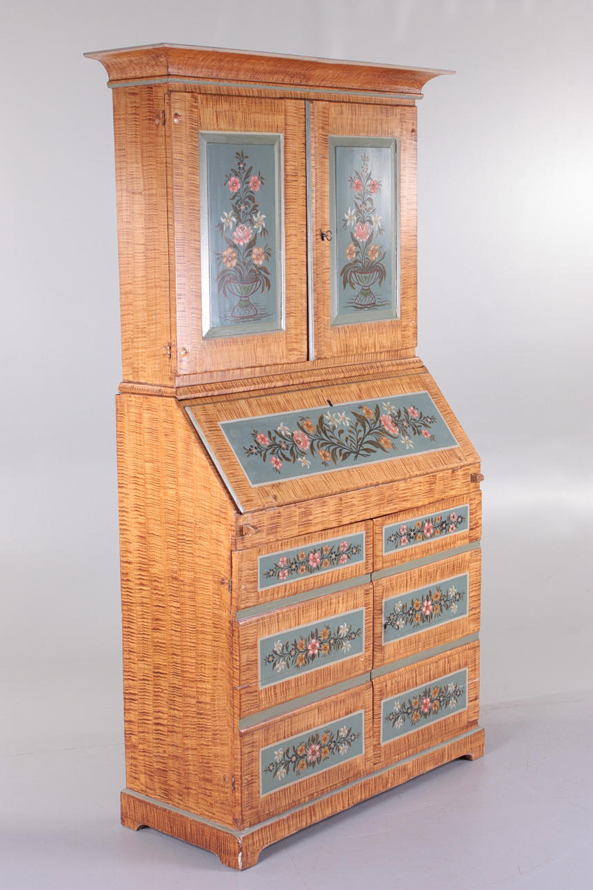 SKRIVSKÅP, allmoge, 1800-tal.