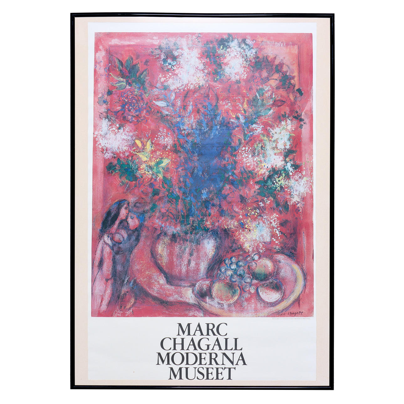 MARC CHAGALL, AFFISCH, INGLASAD.