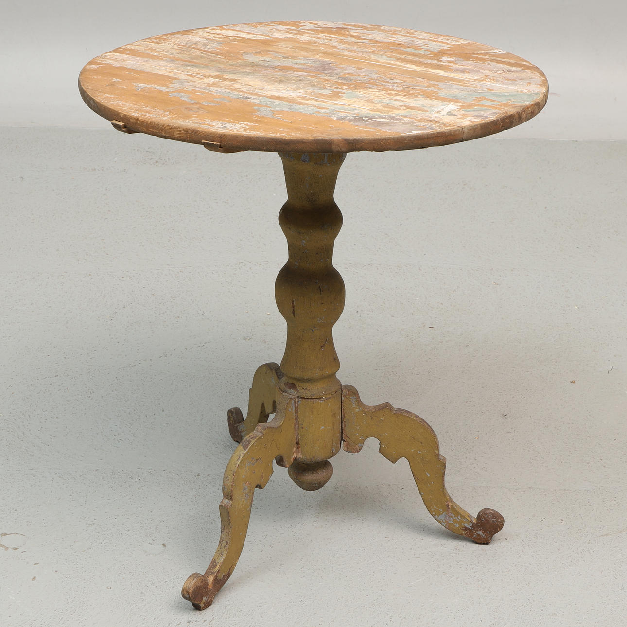 FÄLLBORD, bemålat trä, 1800-tal.