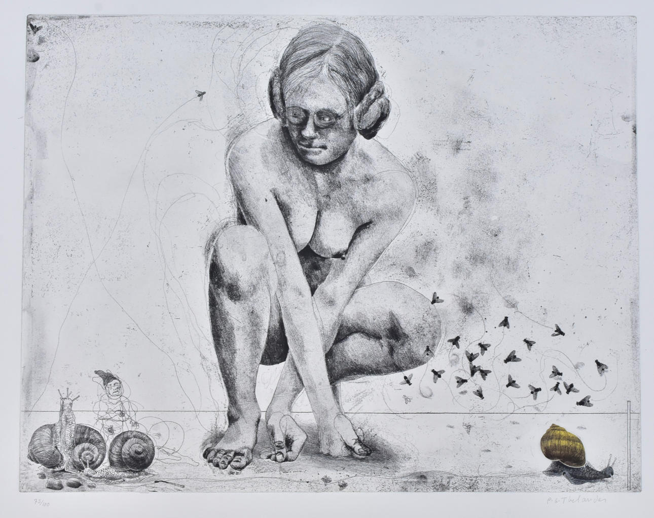 PER-GUNNAR THELANDER. Färgetsning.