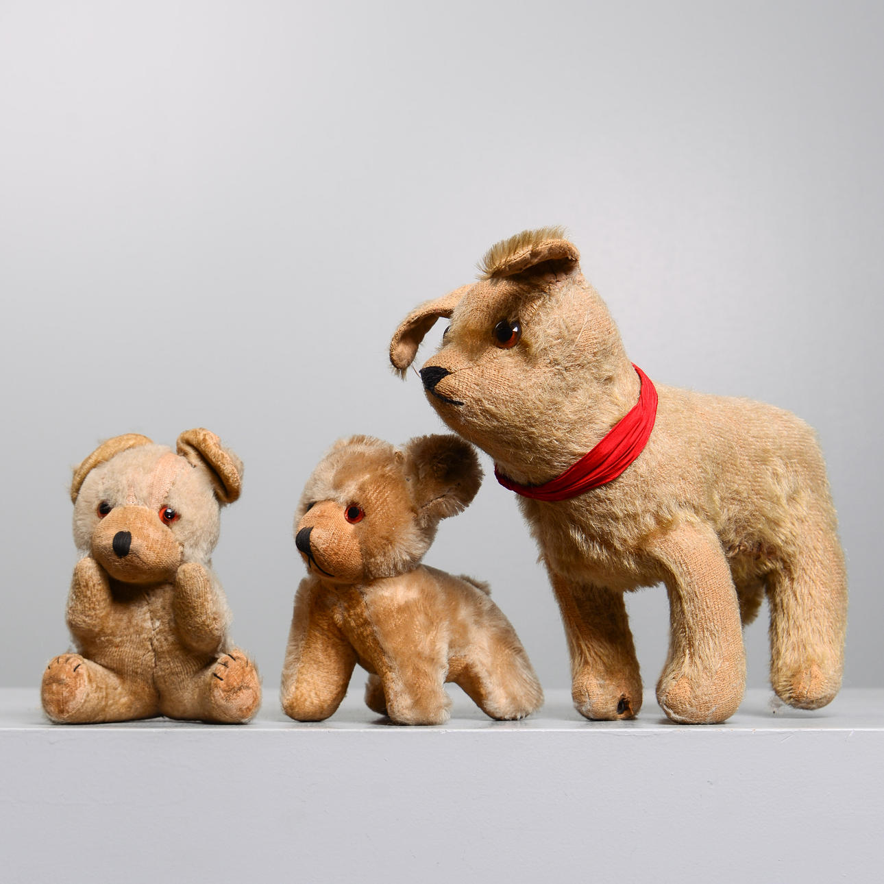 DOGS, 3 pcs, 1940s/50s.