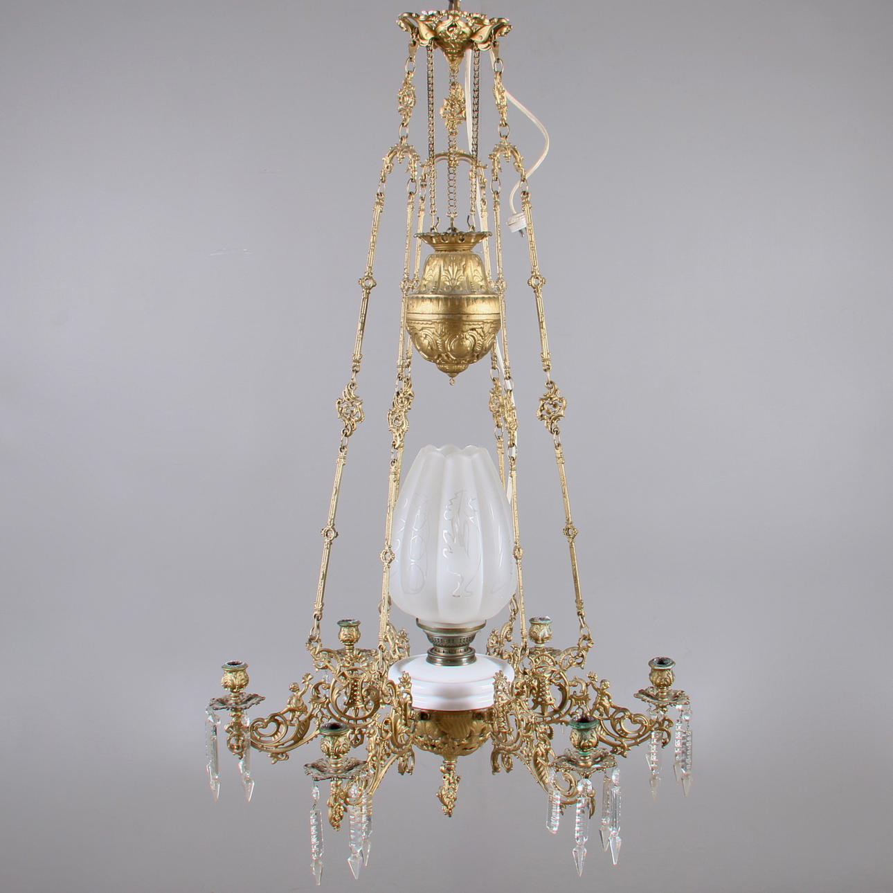 CEILING PHOTO LAMP, 19th century.