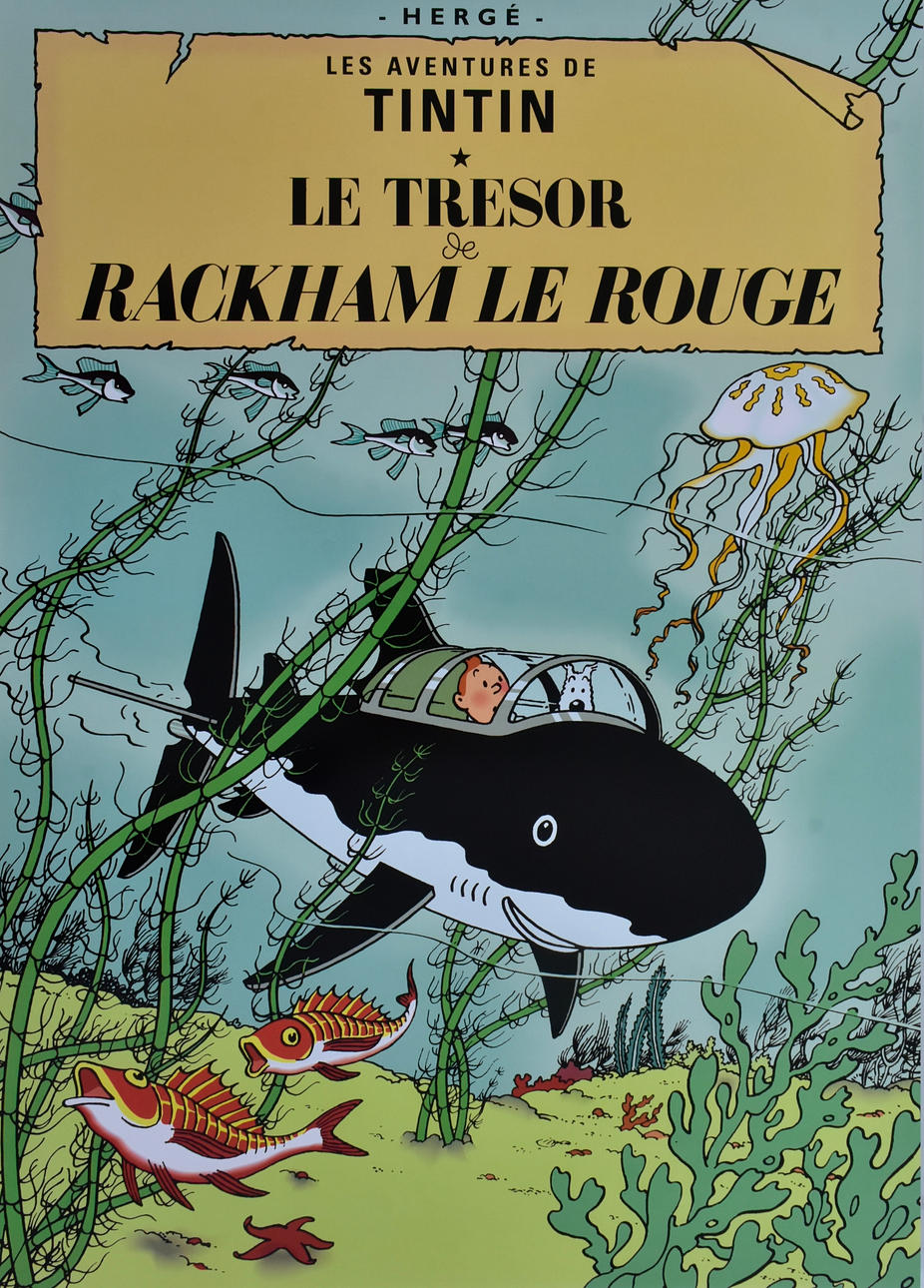 AFFISCH, offsettryck, Tintin.