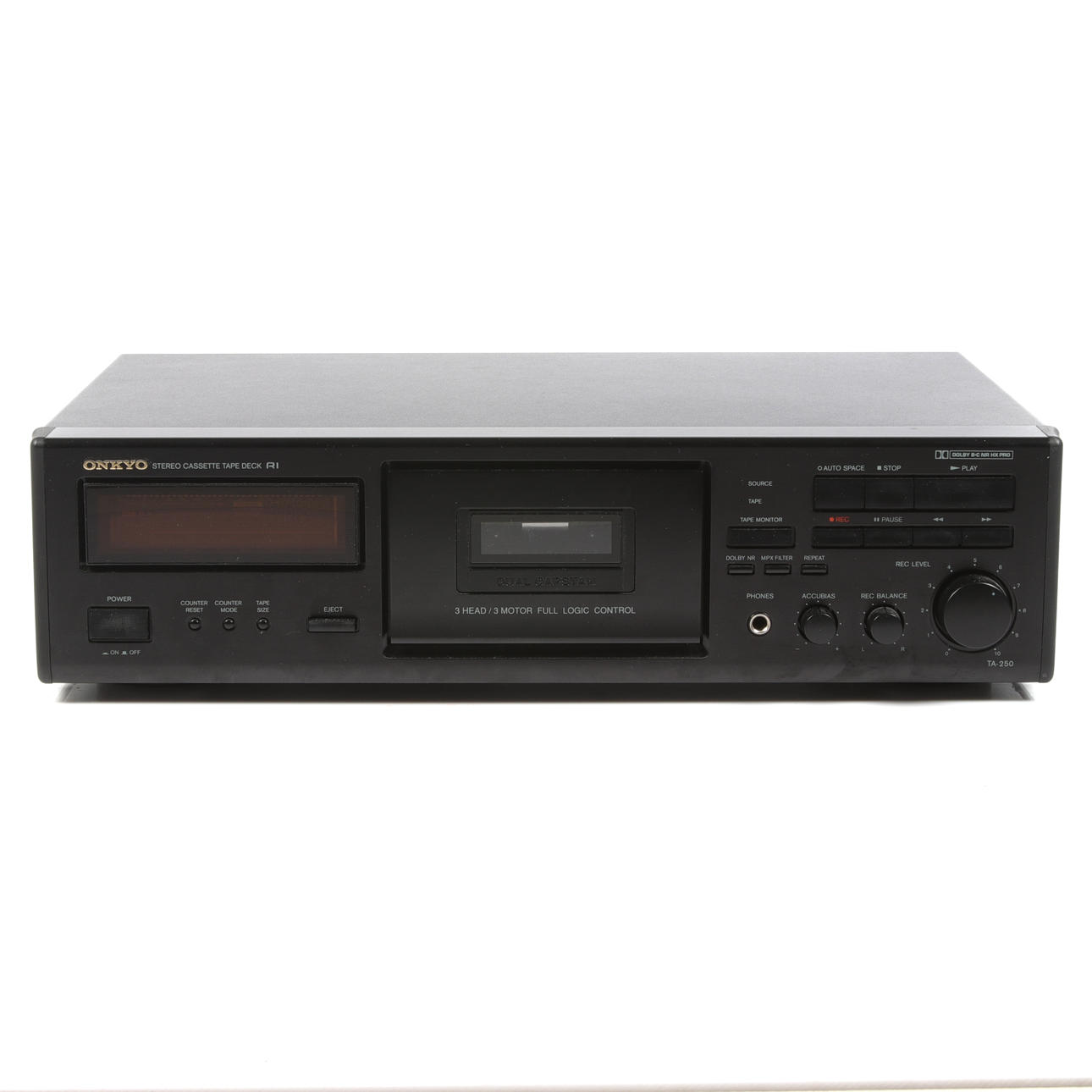 KASSETTDÄCK, Onkyo TA 250. 1990-tal.