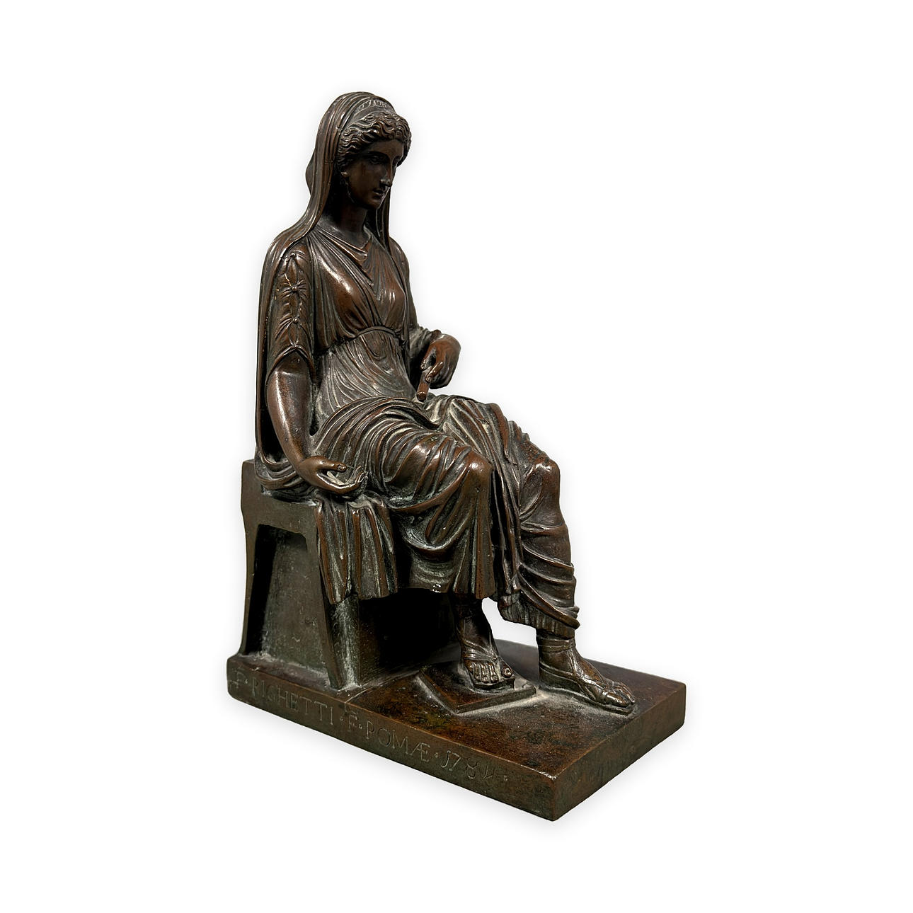 FRANCESCO RIGHETTI. EFTER. SKULPTUR, patinerad brons.