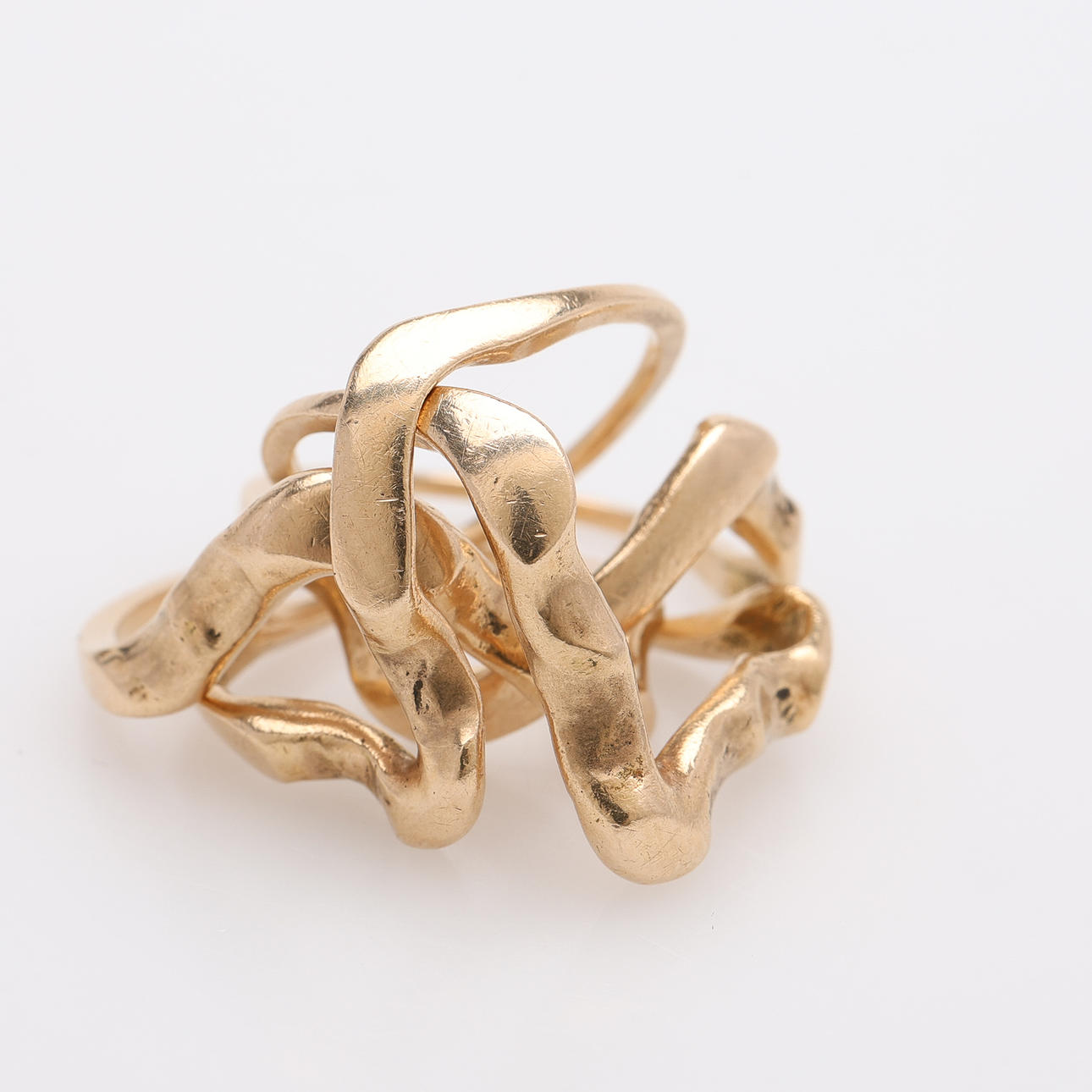 RING, 14K GULD, DANMARK, TOTAL VIKT CA 15,1 GRAM.