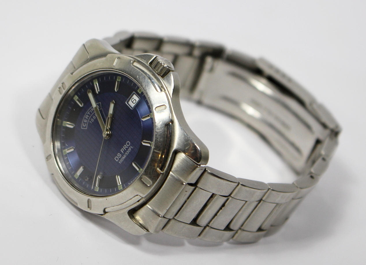 Armbåndsur, herre, Certina DS pro, quartz.