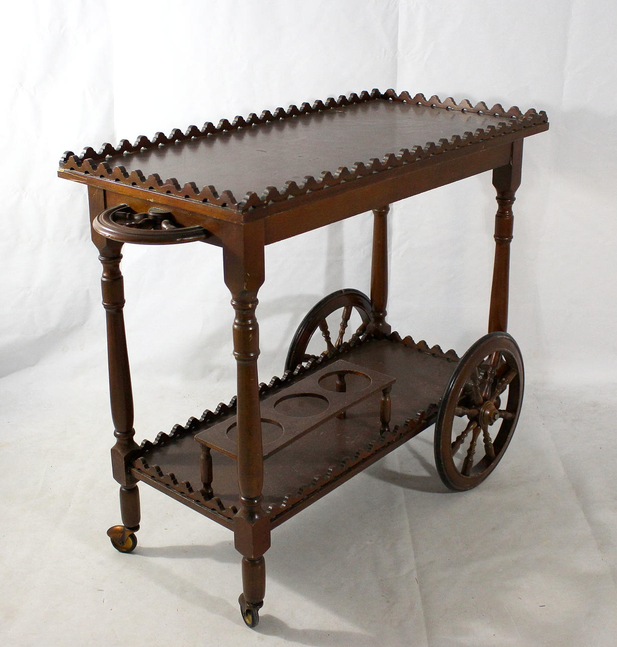 BARVAGN, trä, 17-tal.