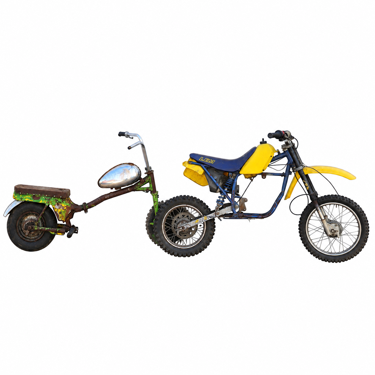 Motorcyklar, 2 stycken, bla REM.