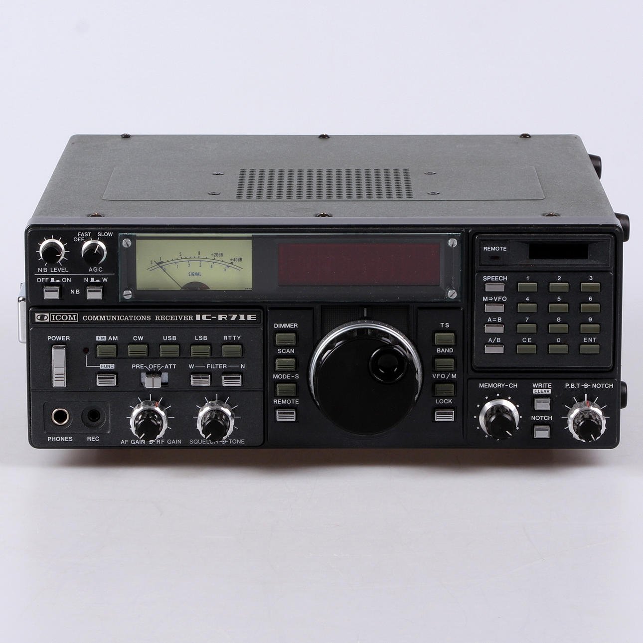 RECEIVER, Icom-viestintävastaanotin IC-R71E.