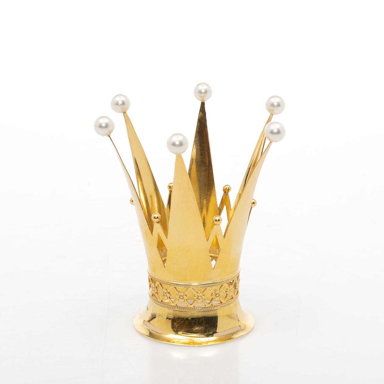 BRIDAL CROWN, Gilt silver, K&EC, 1944.