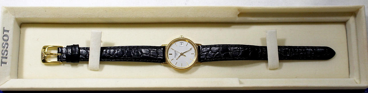 KLOCKA, dam, 18K, Tissot.