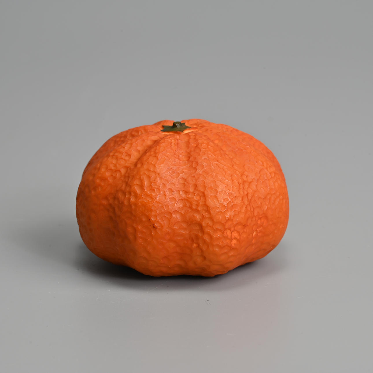 A VINTAGE JAPANESE BRONZE MODEL OF A MANDARIN ORANGE, BOXED. Asiatica ...