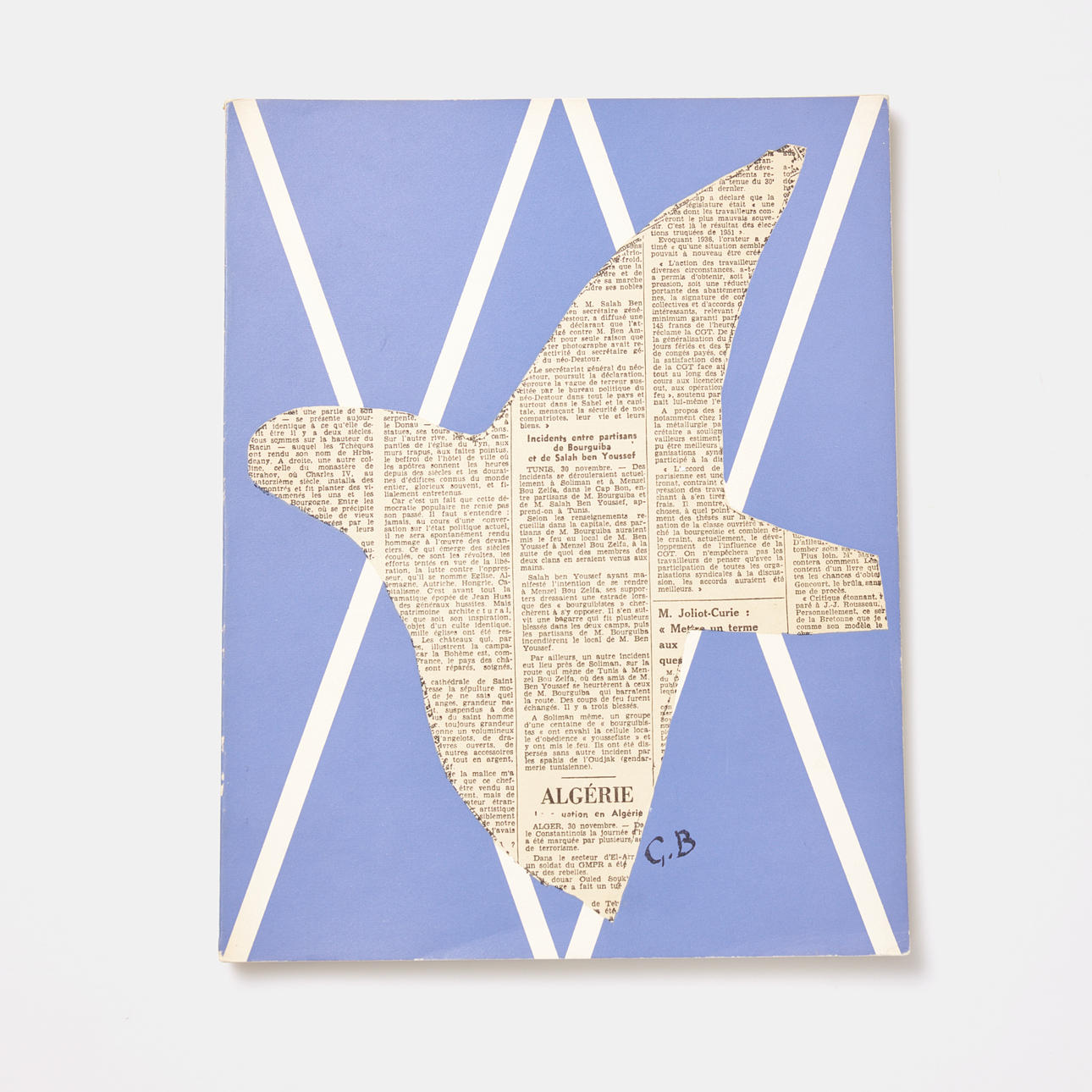XXe SIECLE, No 6, 1956, 7 st pochoirs i färg efter Braque, Laurens, Arp, Miró, Magnelli och Dubuffet (2).