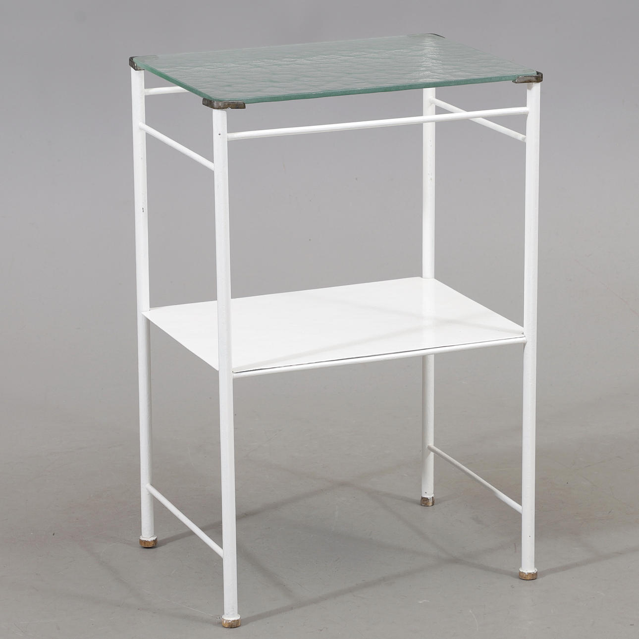 LÄKARBORD, metall/glas, 1900-tal.