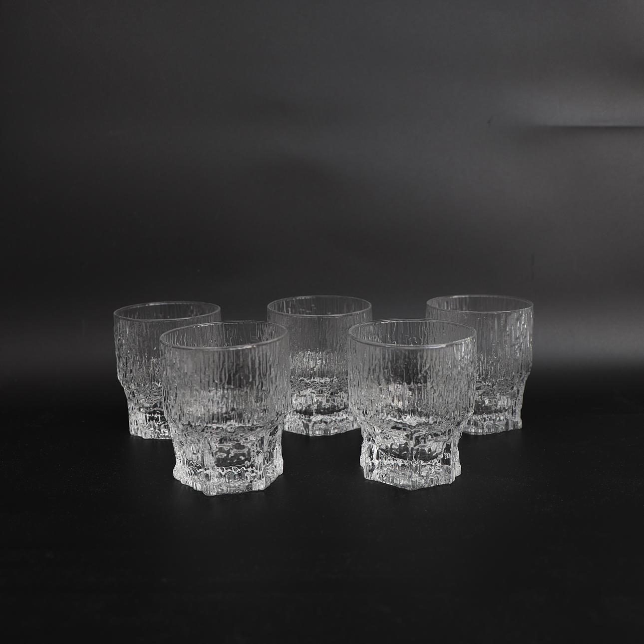 TAPIO WIRKKALA. Whiskeyglas, 5st, "aslak".