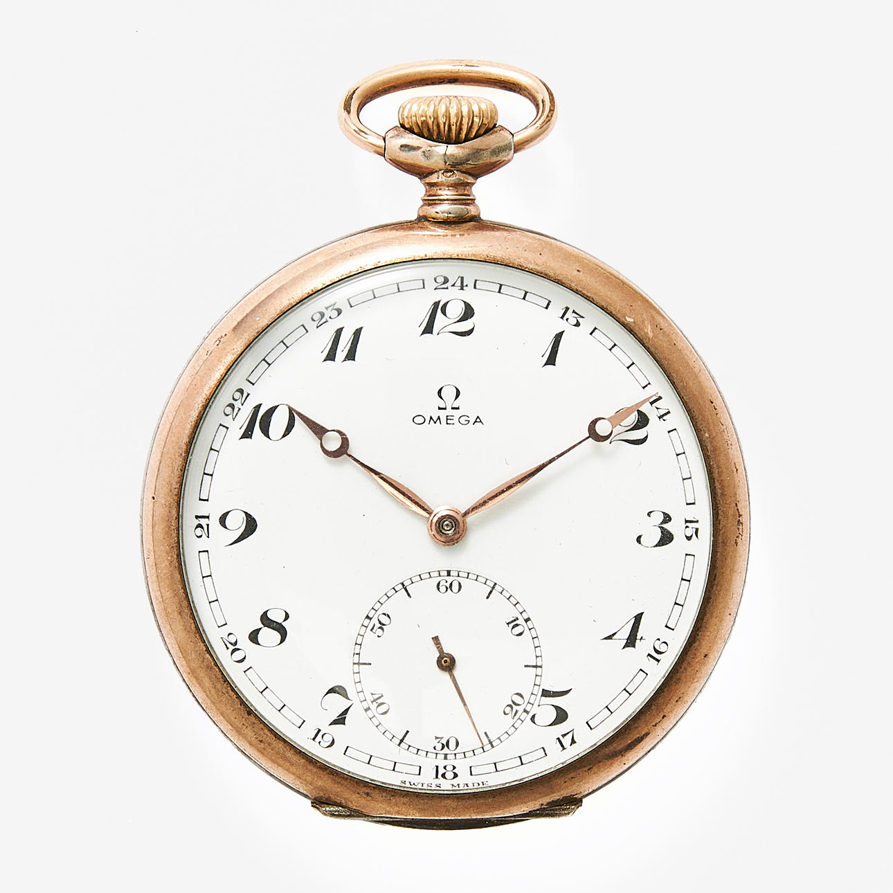 OMEGA, fickur, 49,5 mm, silver, ca 1950.