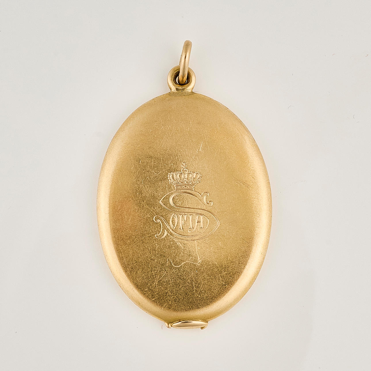 MEDALJONG, 14 k, Vikt.24 gr brutto.