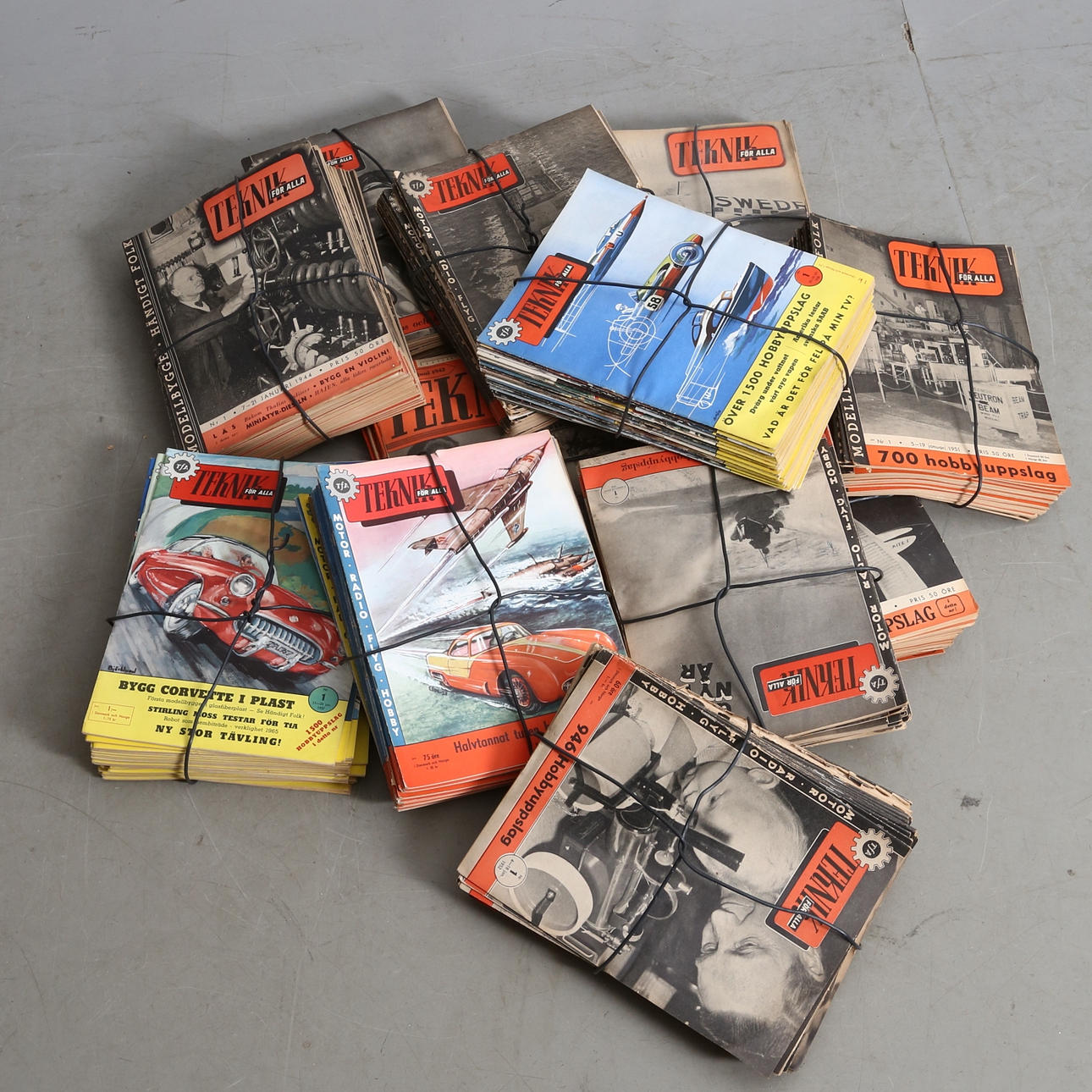 TIDNINGAR, "Teknik för alla", 1940/50-tal.