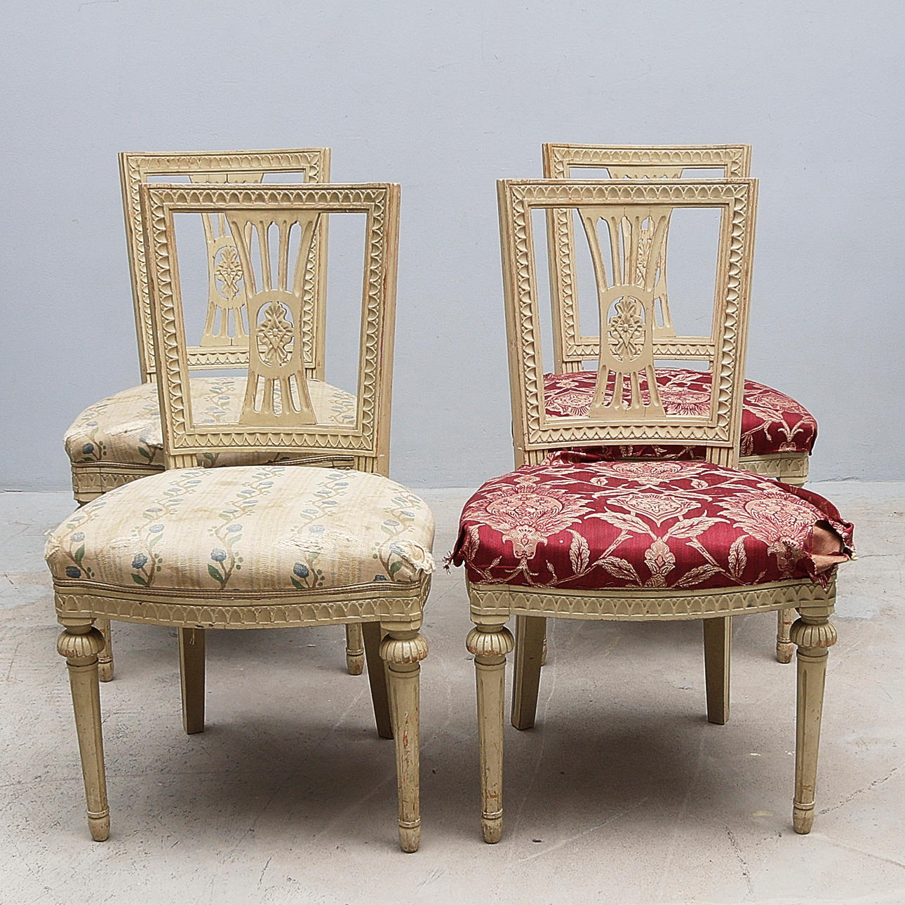 STOLAR, 4 st, Gustaviansk stil.