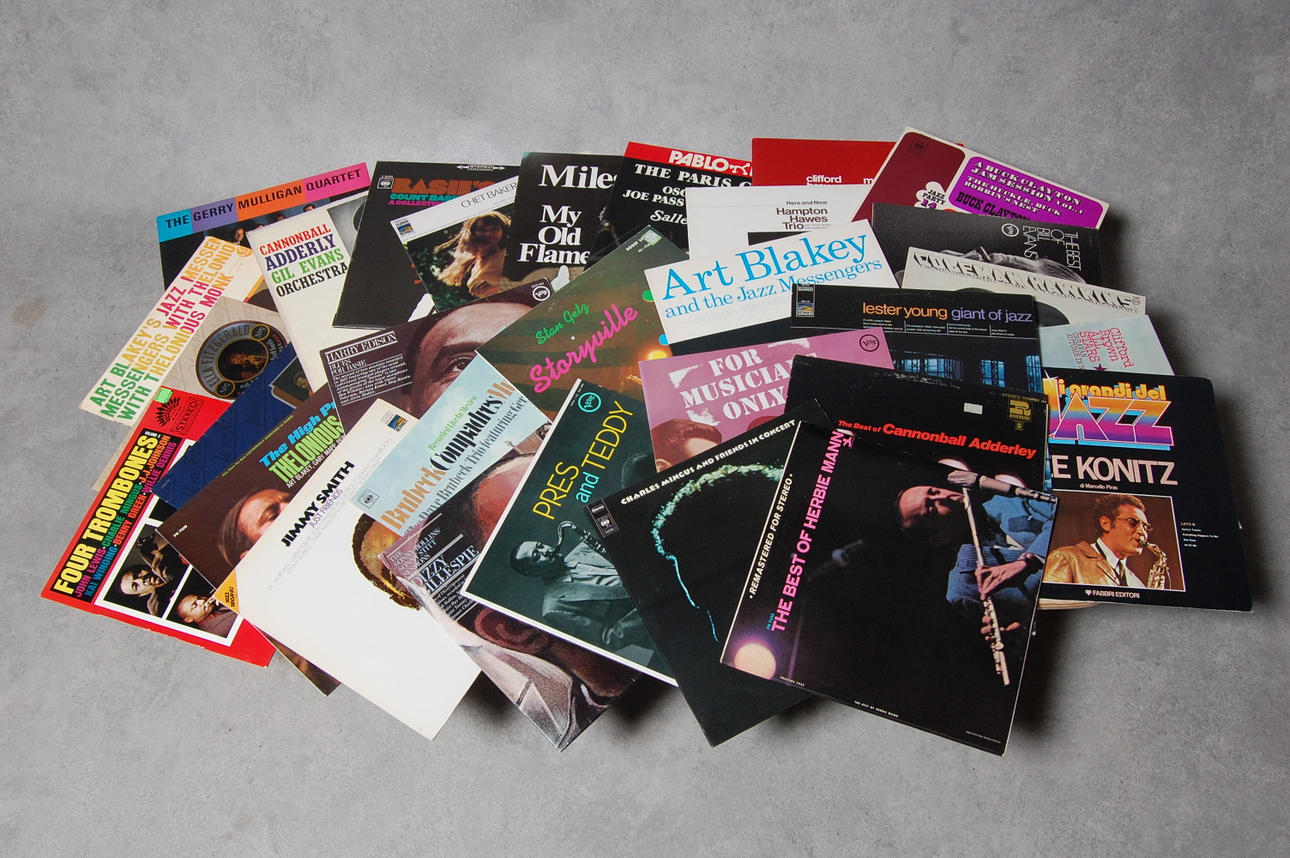 LP- SKIVOR, Jazz, 134 st, 1950 till 1965, plus lite extra.