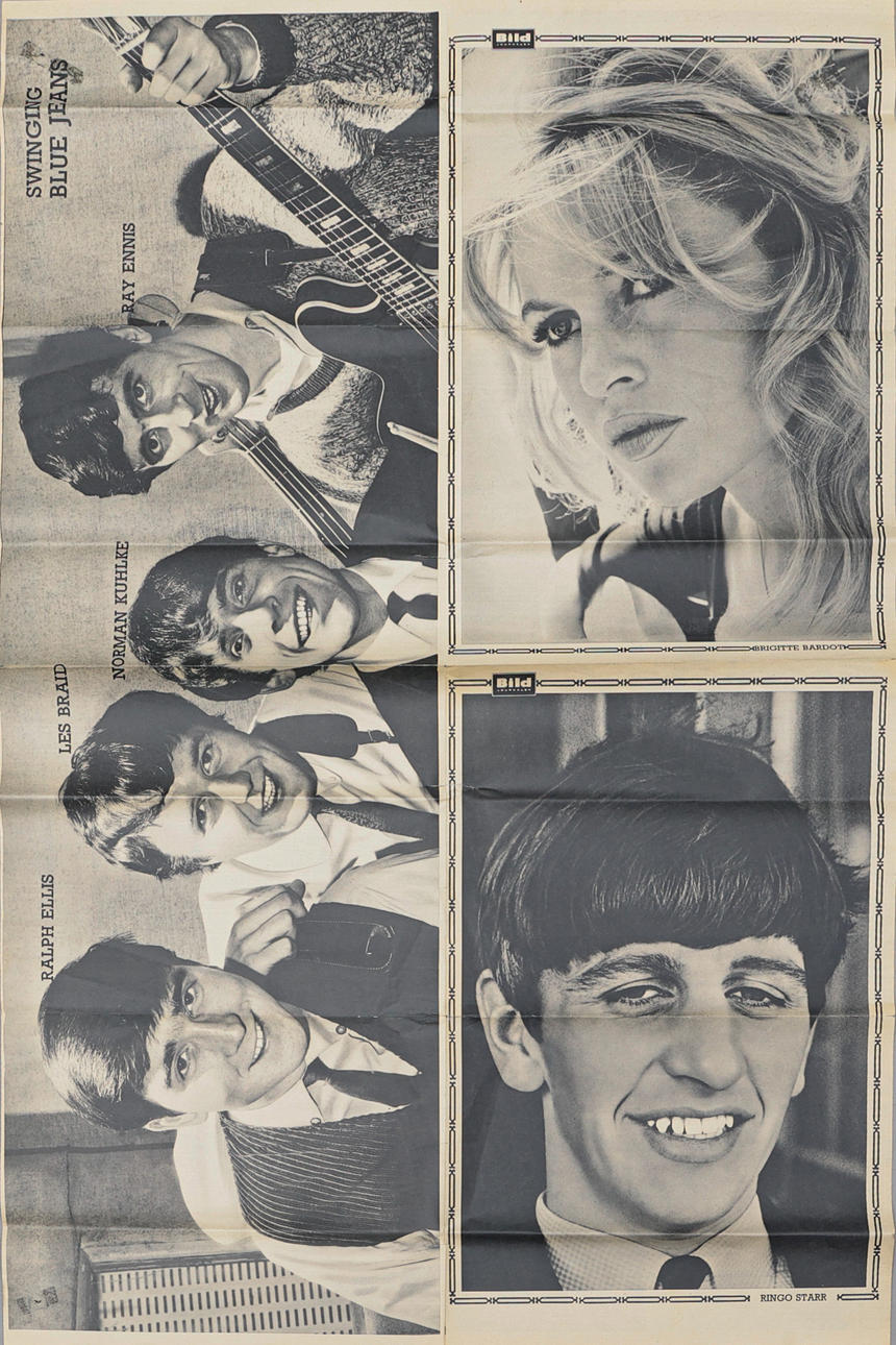 AFFISCH, " Bild-journalens " elefantbild, 1960-tal.