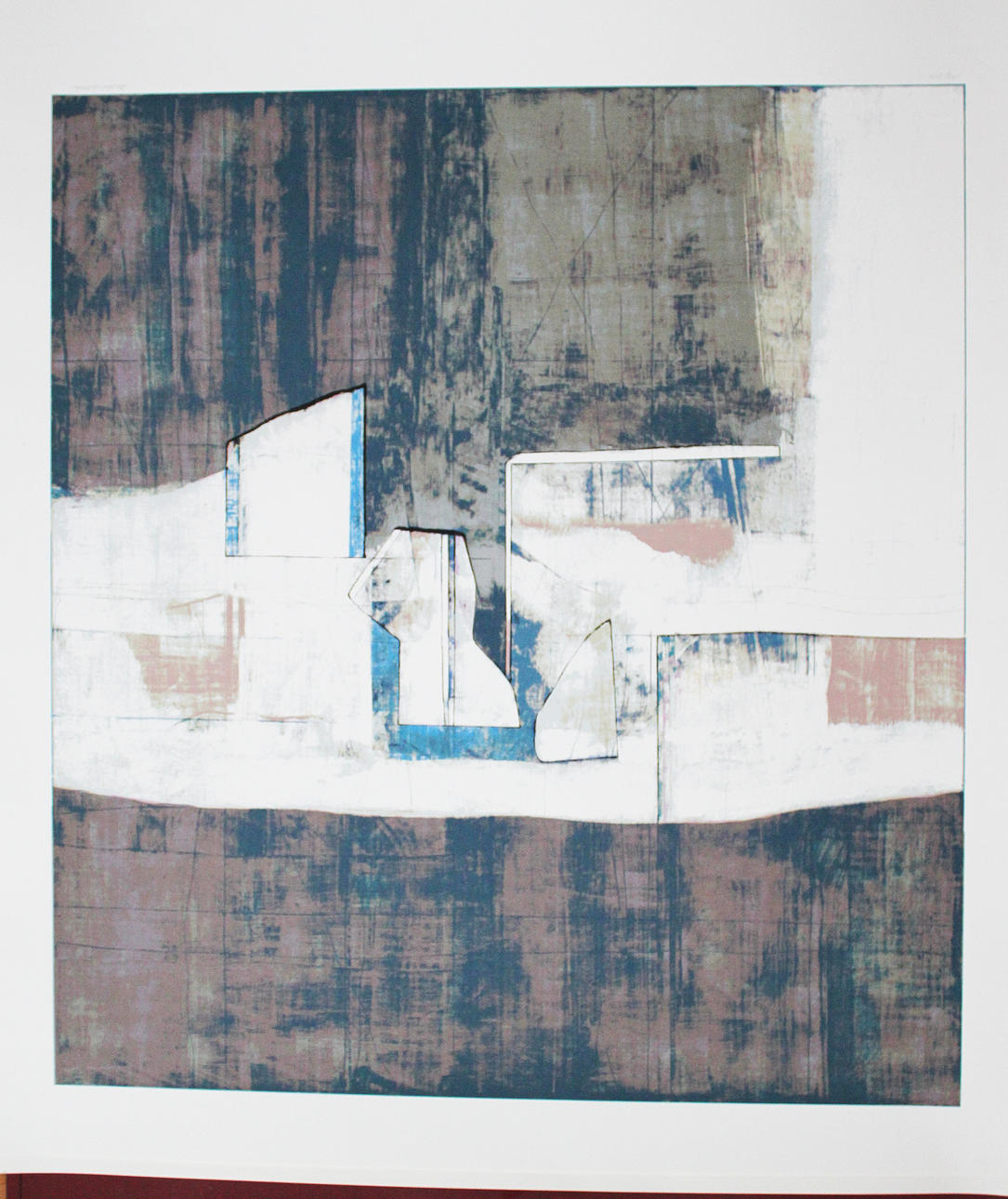 ANDERS ÖSTERLIN. Komposition. Färgserigrafi. Signerad. 173/200.