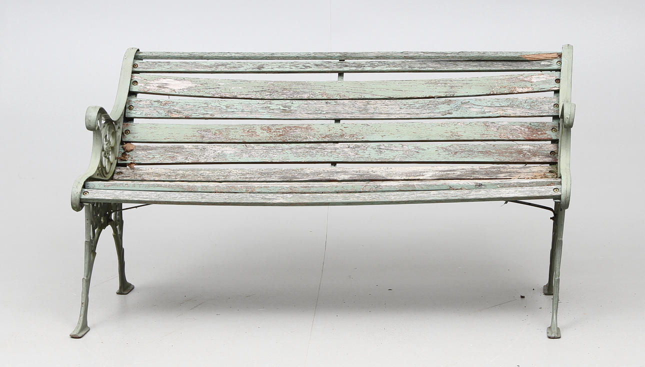 TRÄDGÅRDSBÄNK, 1900-tal.