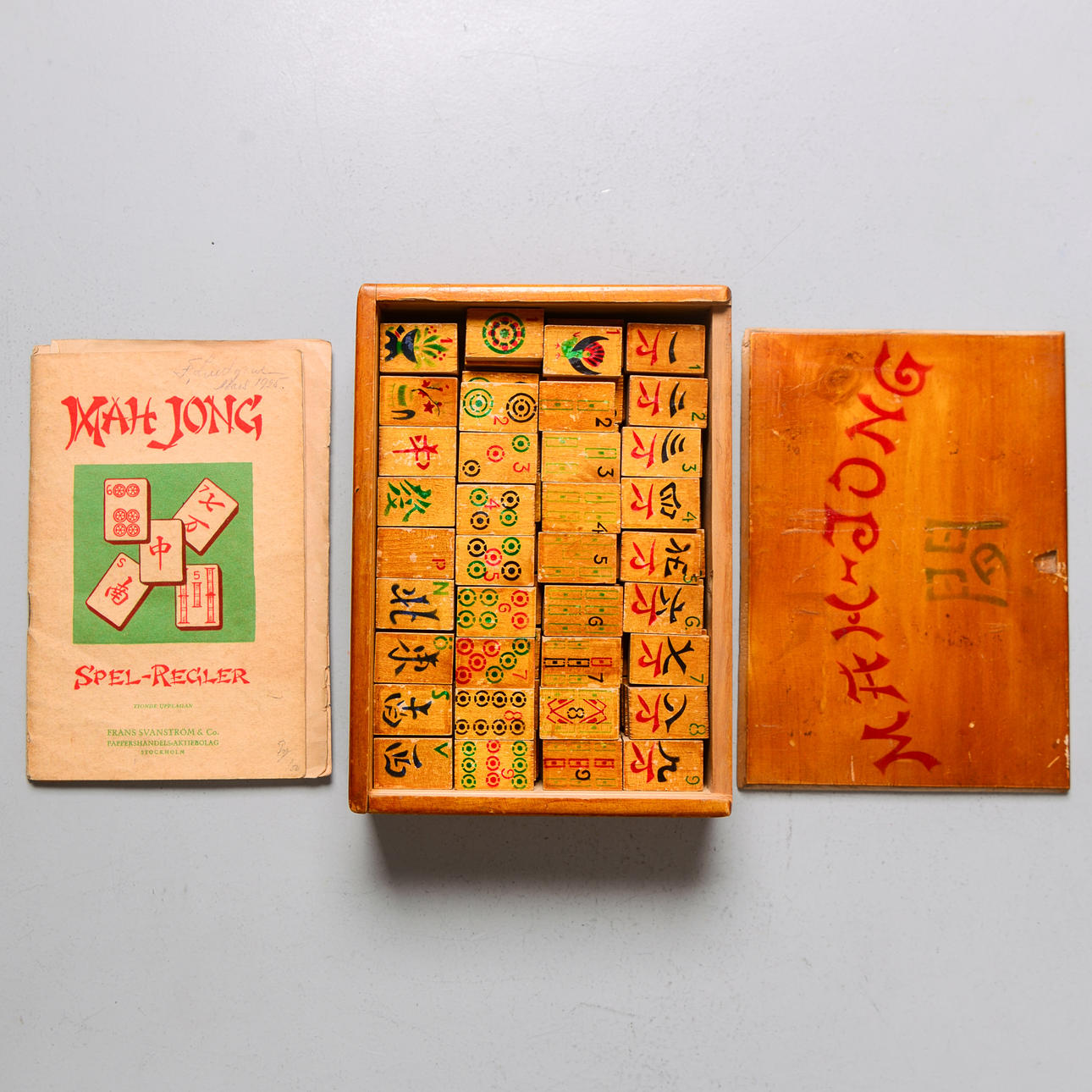MAHJONGSPEL, Frans Svanström & Co., 1925.