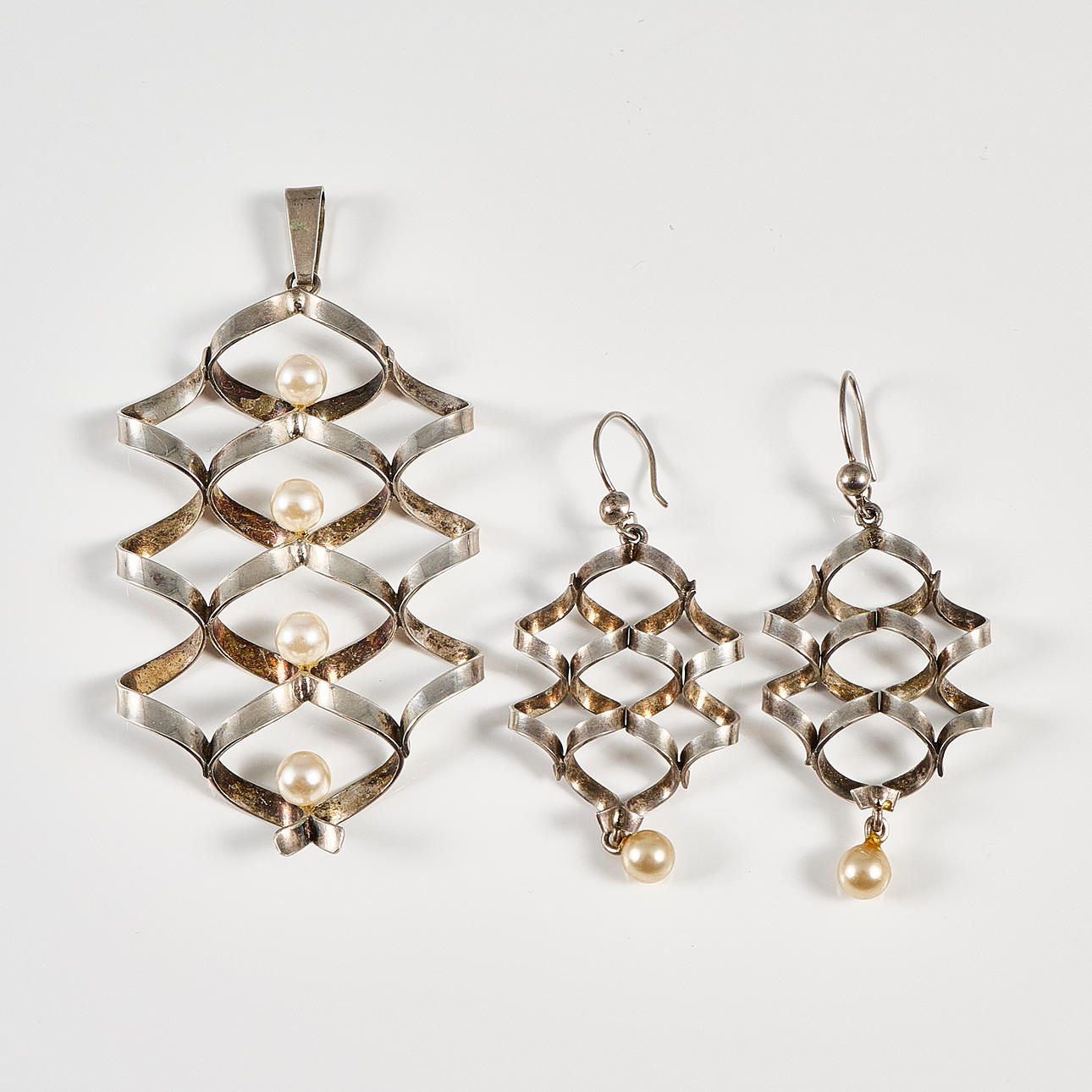 SMYCKEN, silver, 3 delar.