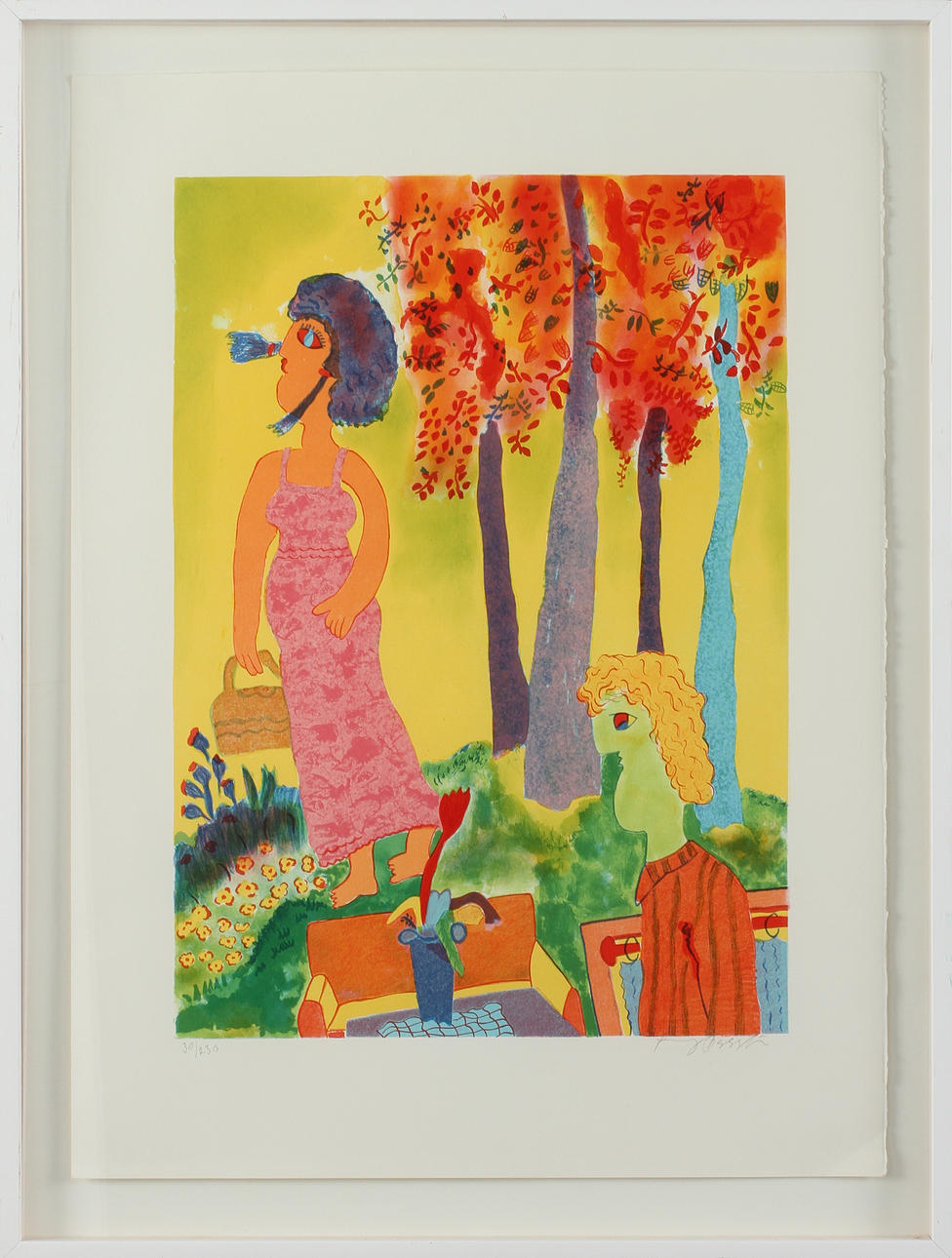 JOHNNY FORSSTRÖM. Färglitografi, signerad och numrerad 30/230.