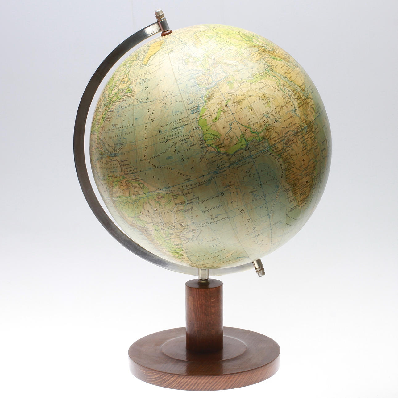 GLOBE, Räths physischer Globus, 1900er Jahre.