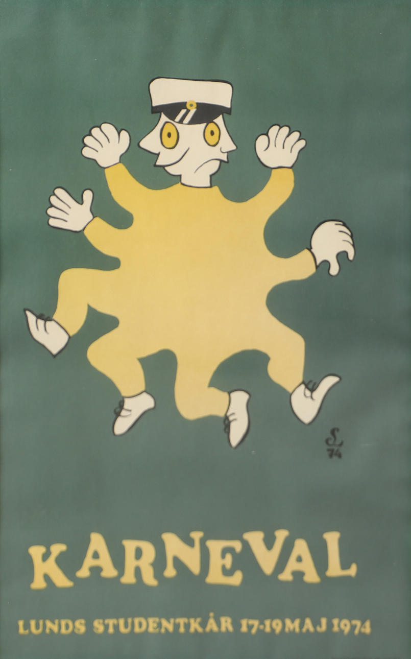 AFFISCH, Lundakarnevalen 1974.