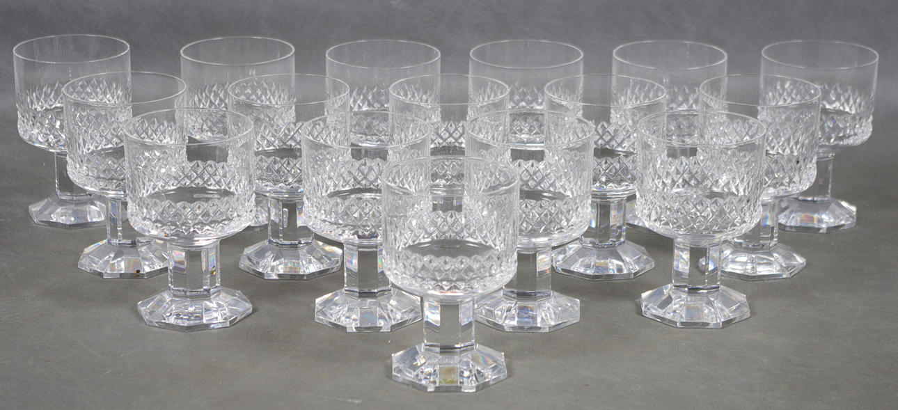 CHAMPAGNESKÅLAR, Nils Landberg, kristall, Orrefors.