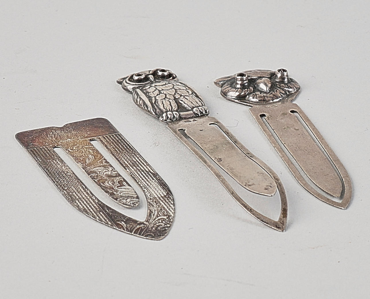 SIDMARKÖRER 3 st, silver, vikt.13 gr.