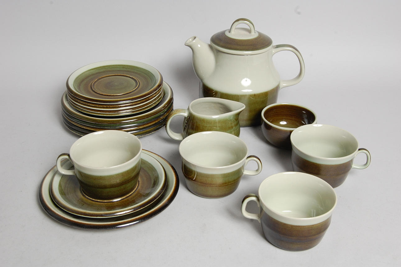 TESERVIS, 19 delar, " Maya" Marianne Westman, Rörstrand.