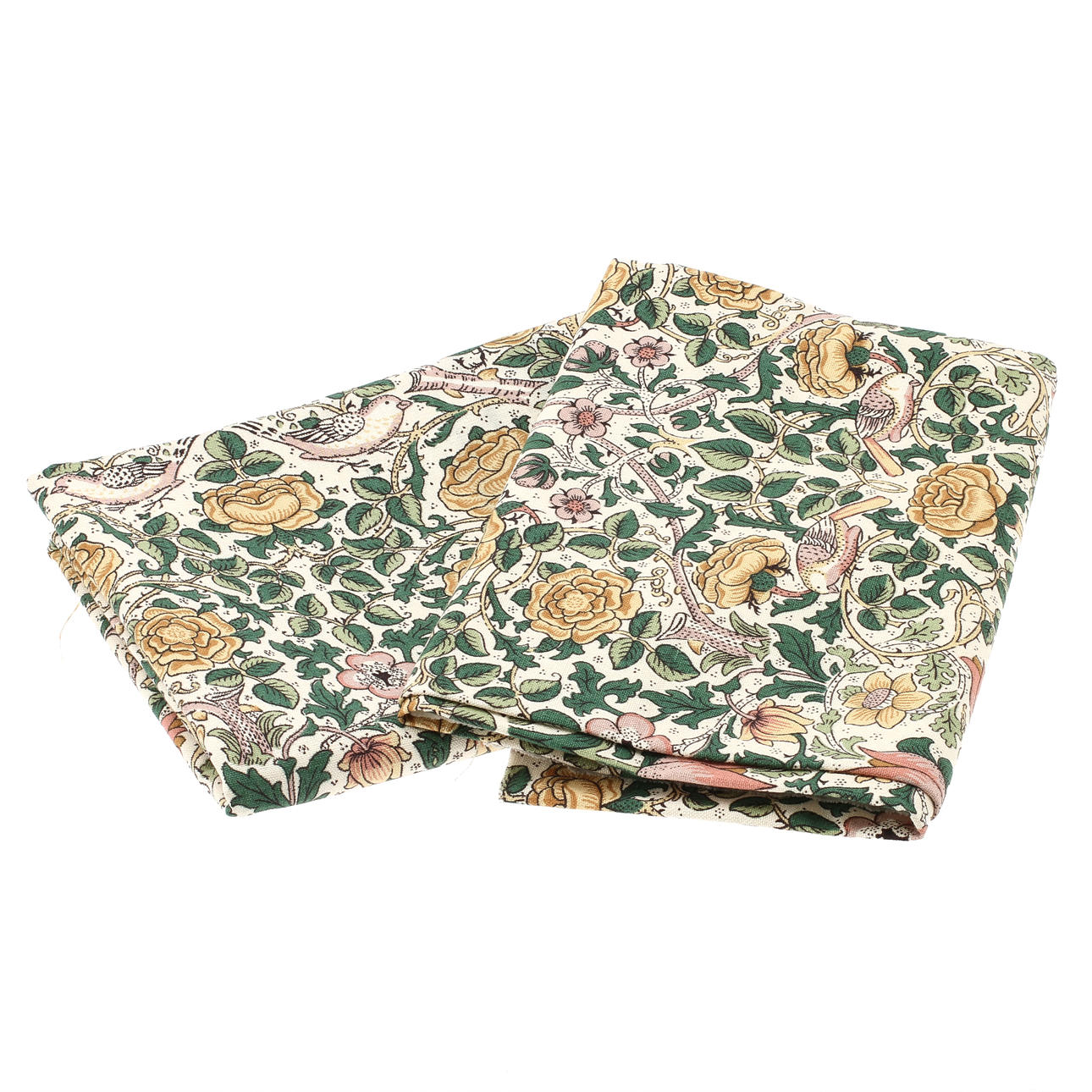 TEXTILIER, 2 delar, "Rose" William Morris.