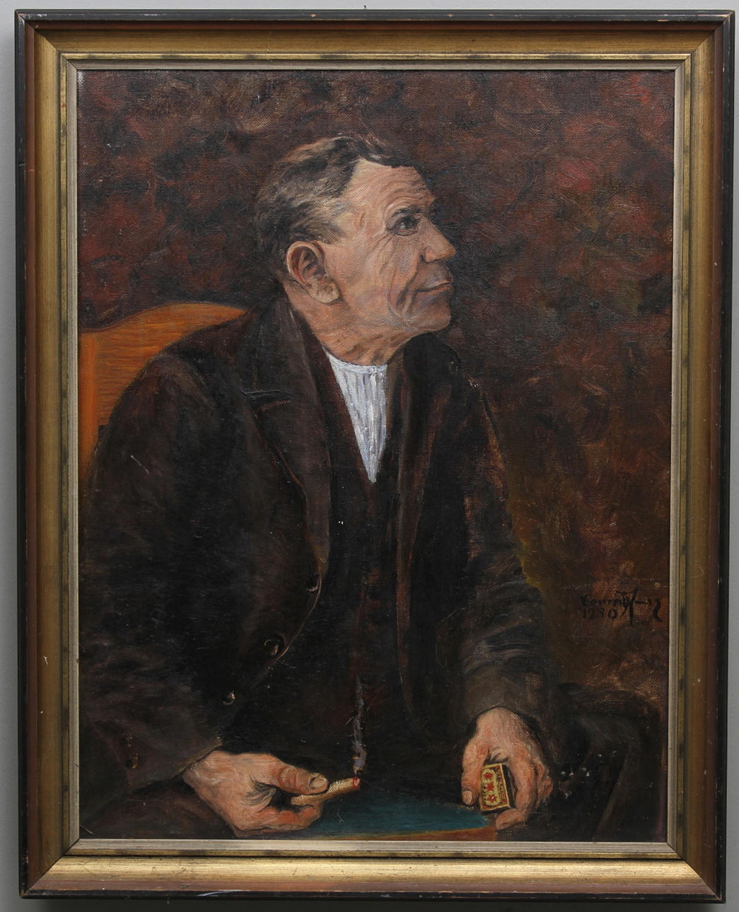 UNKNOWN ARTIST, oil on canvas, signed and dated 1930. Art - Paintings ...