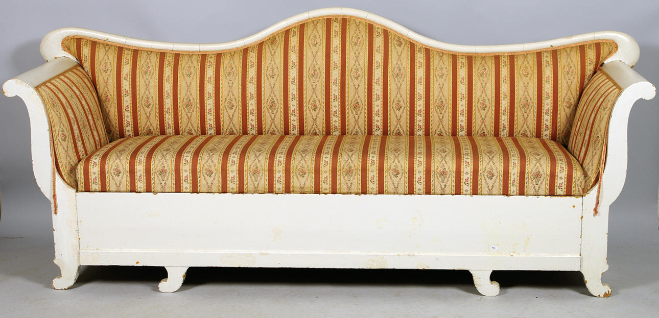 SOFFA, vitmålad, 1800-tal.