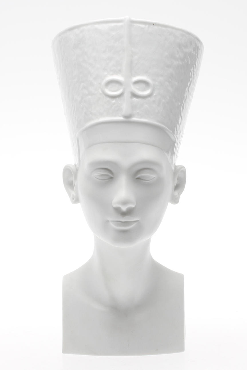 SKULPTUR, porslin, "Nefertiti", Rosenthal.
