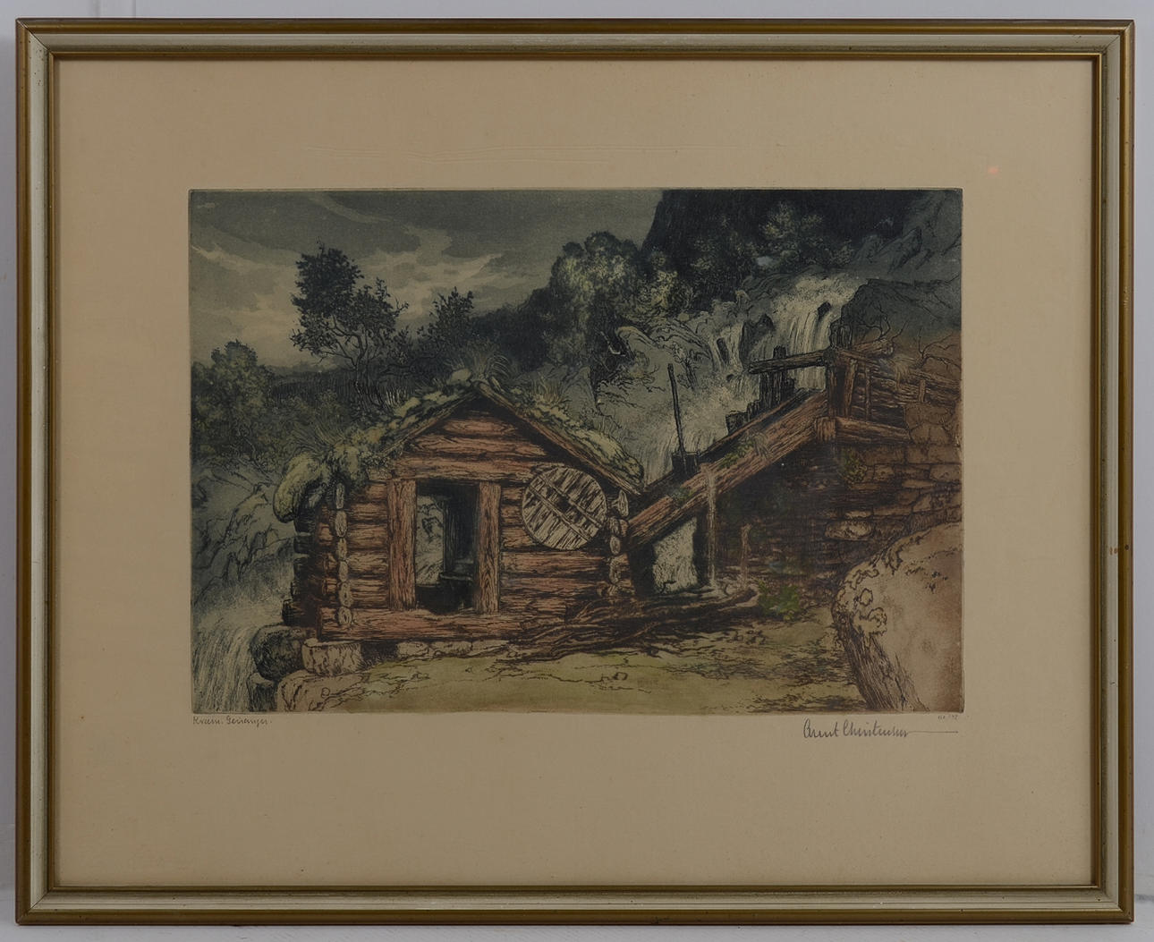 ARENT CHRISTENSEN. Mill Geiranger Norway.