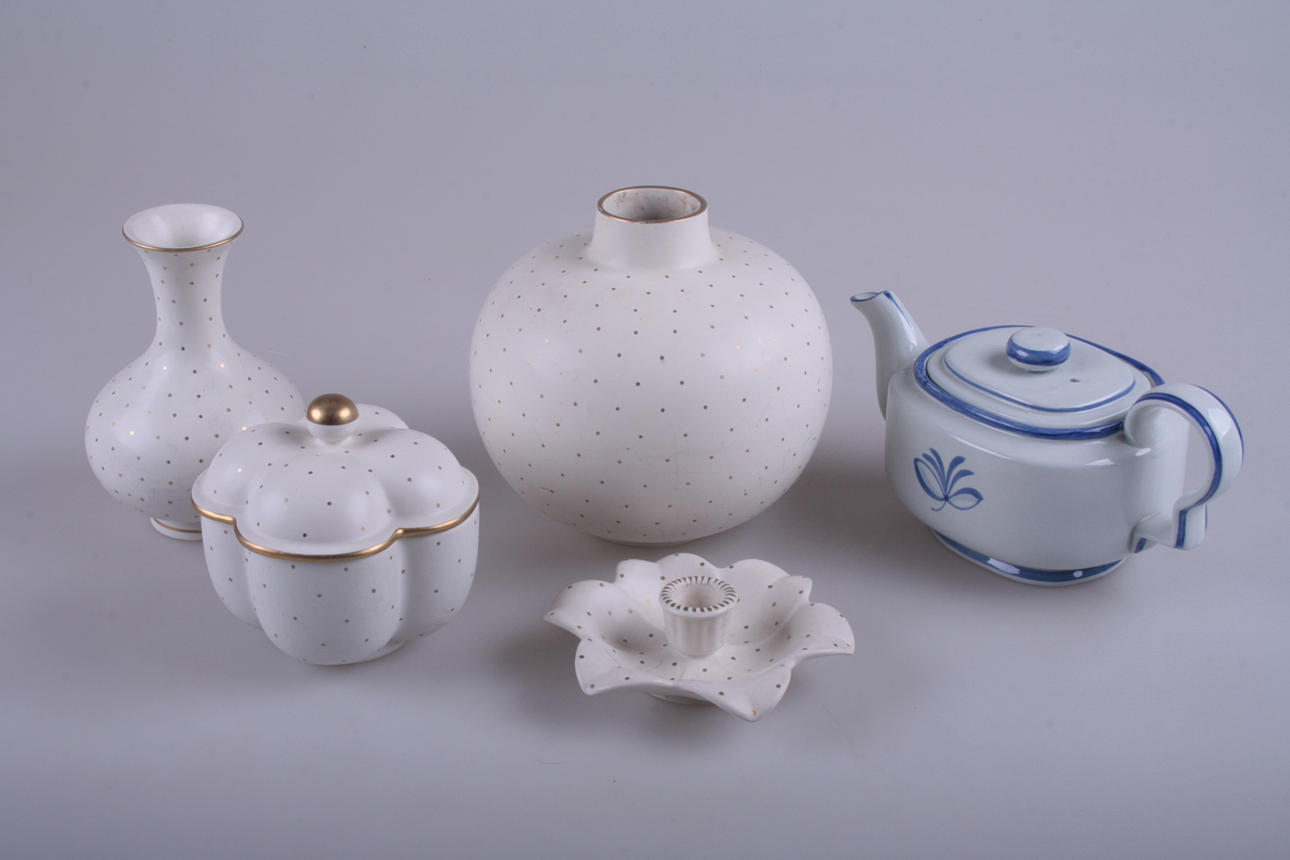 ARTHUR PERCY. 5 parts, Gefle, Upsala-Ekeby.