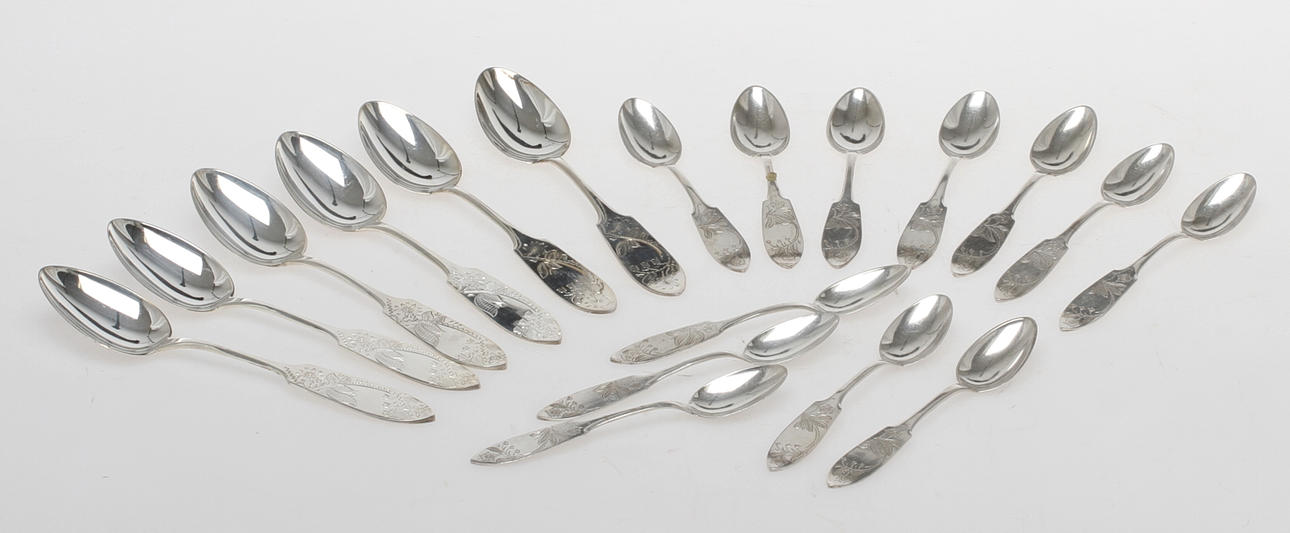 SKEDAR, 6+12 st, silver, modell Tornedal.