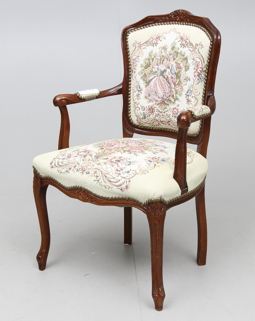 KARMSTOL, rokokostil, 1900-talets fjärde kvartal.