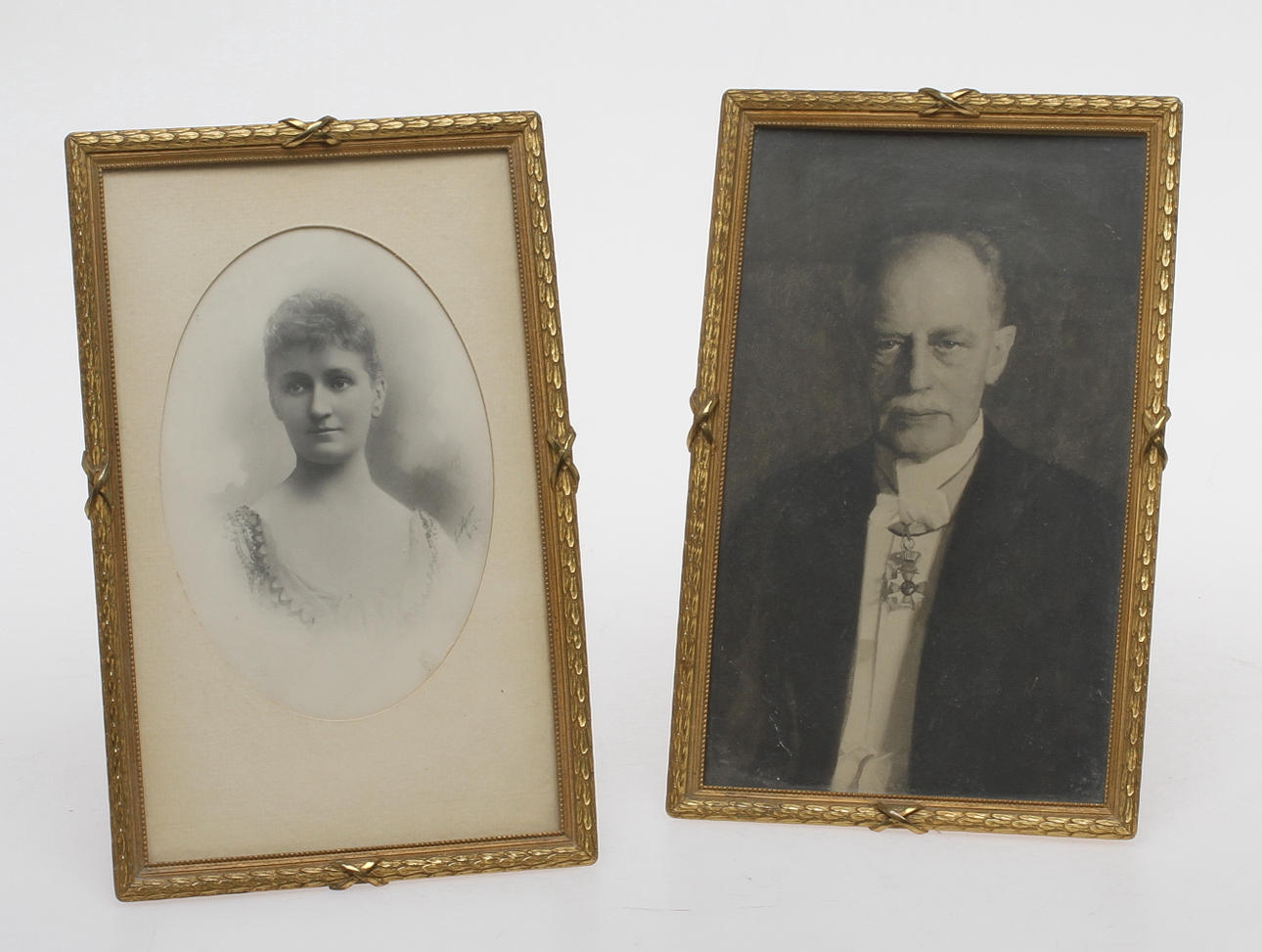 RAMAR, 1 par, gustaviansk stil, 1800-tal.