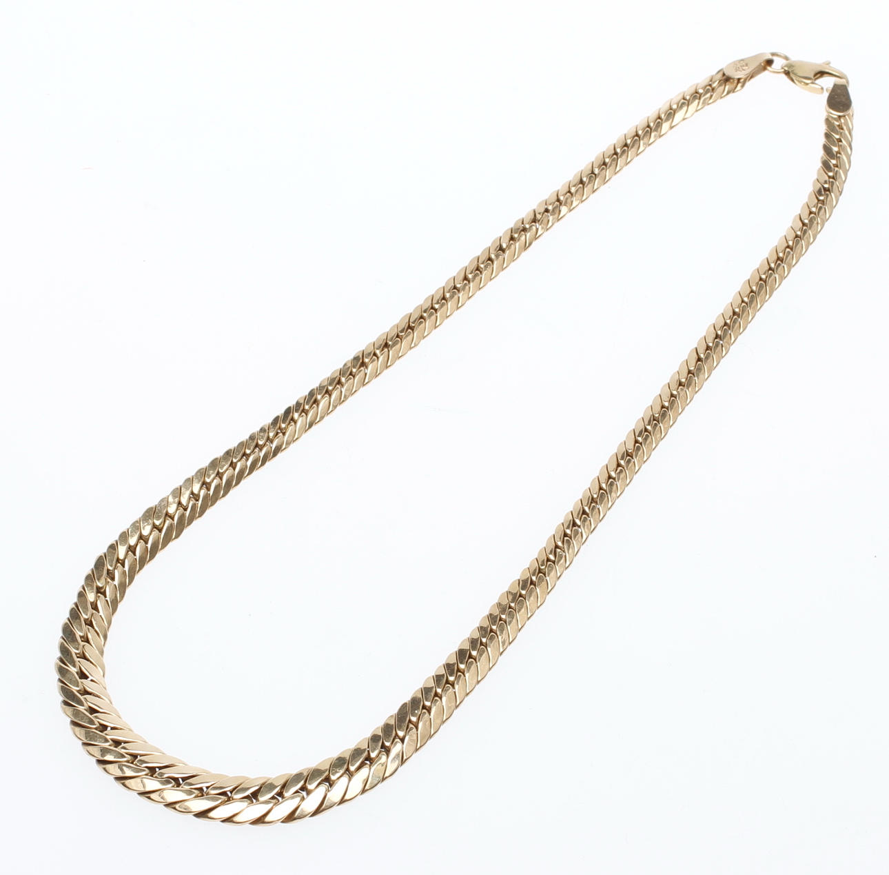 HALSBAND, 18k guld, vikt ca 18,5 gr.