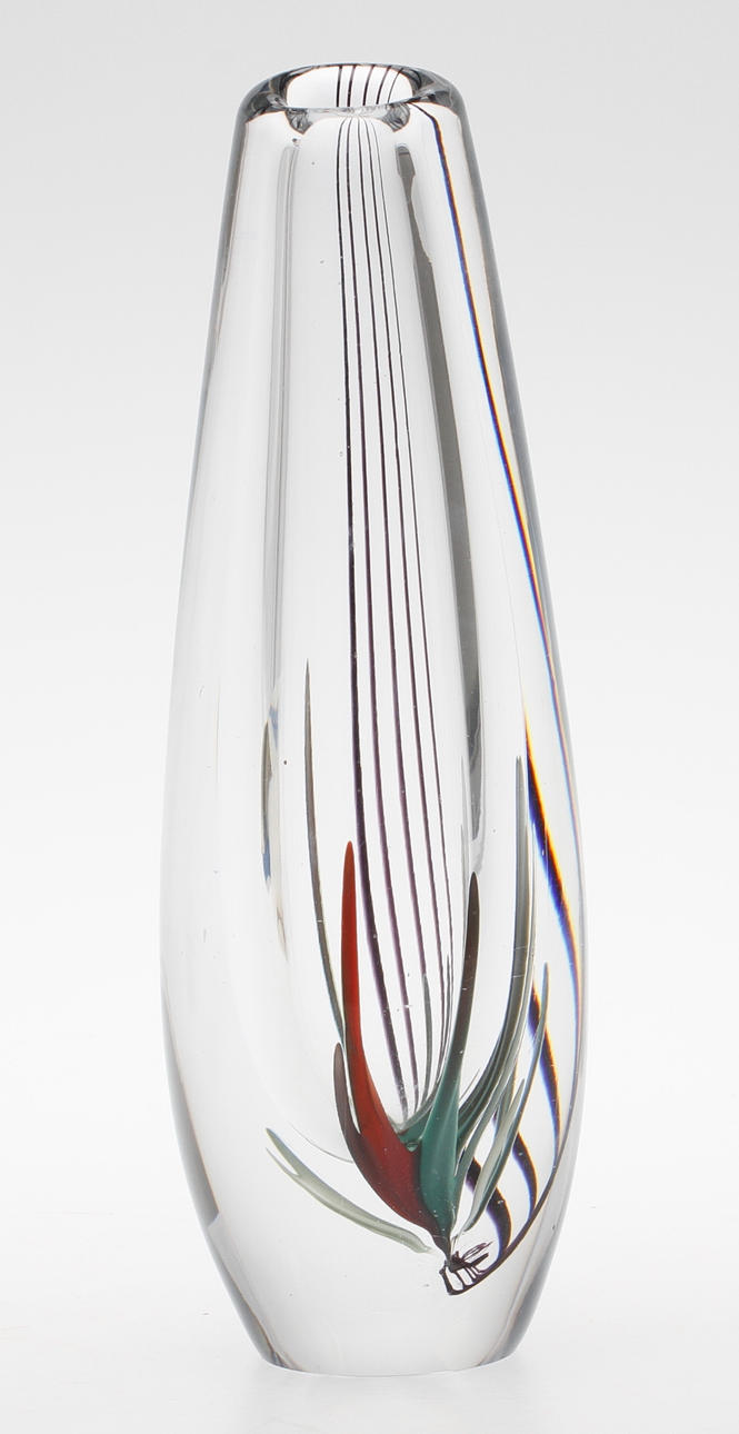 VAS, glas, Vicke Lindstrand, Kosta, "Spring".